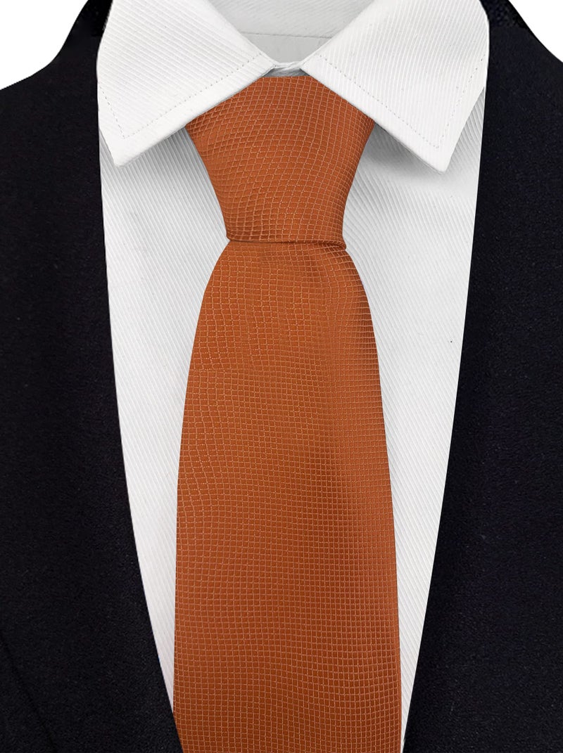 Adulove Men's Necktie Classic Silk Tie Woven Jacquard Neck Ties 6 PCS - Image 5